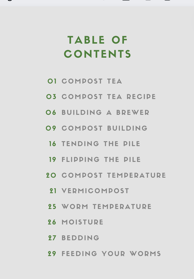 The Art of Soil Building